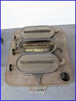 Rare Vintage Sad Iron 3 Burner Florence Cast Iron Kerosene Heater Stove USA