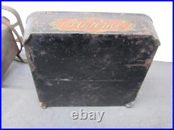 Rare Vintage Sad Iron 3 Burner Florence Cast Iron Kerosene Heater Stove USA