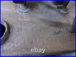 Rare Vintage Sad Iron 3 Burner Florence Cast Iron Kerosene Heater Stove USA