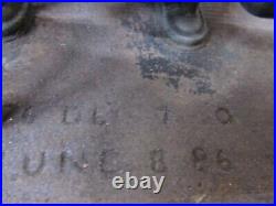 Rare Vintage Sad Iron 3 Burner Florence Cast Iron Kerosene Heater Stove USA