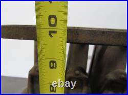 Rare Vintage Sad Iron 3 Burner Florence Cast Iron Kerosene Heater Stove USA
