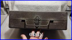 Rare Vintage US Military COLEMAN Two Burners Stove MODEL 523 USA Made. Carry Box