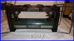Rare Vintage US Military COLEMAN Two Burners Stove MODEL 523 USA Made. Carry Box