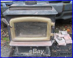 Regency Wood Stove Cast Iron Medium Replacement Fireplace Heat System Homes Room