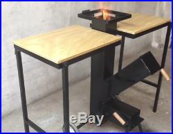 Rocket Stove Camping Stove With 2 Tables Include