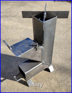 Rocket Stove Portable 4 Camping Prepping Wood Burn Outdoor Cook Travel Inferno Rocket Stove Portable 4 Camping Prepping Wood Burn Outdoor Cook Travel Inferno