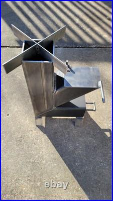 Rocket Stove Portable 4 Camping Prepping Wood Burn Outdoor Cook Travel Inferno Rocket Stove Portable 4 Camping Prepping Wood Burn Outdoor Cook Travel Inferno