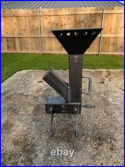 Rocket Stove, Rocket Oven, Wood Stove, Camping Stove / Additional 12 Grille Top
