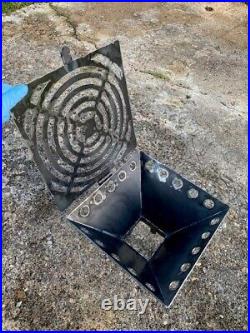 Rocket Stove, Rocket Oven, Wood Stove, Camping Stove / Additional 12 Grille Top