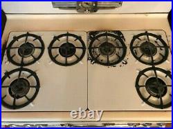 Roper Gas Stove, 6 burner, double oven, double broiler 1956 in good working cond