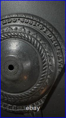 Round Potbelly Stove 1873 Swing Top Hard To Find Rare! Antique, Vintage T01