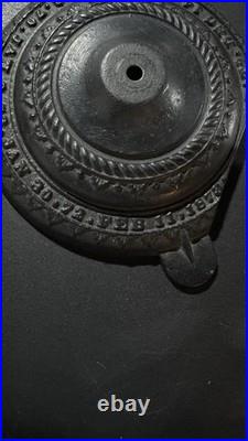 Round Potbelly Stove 1873 Swing Top Hard To Find Rare! Antique, Vintage T01