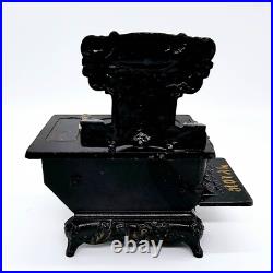 Royal Mini Stove Cast Iron Salesman Toy w 4 Burners Complete Original Box Arcade