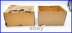 Royal Mini Stove Cast Iron Salesman Toy w 4 Burners Complete Original Box Arcade
