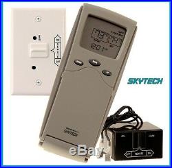 SKYTECH SKY-3301 Fireplace Remote Control with Timer/Thermostat FREE USA SHIP