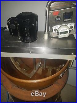 Savage bros candy stove/cooker-20 copper kettle, agitator & digital therm