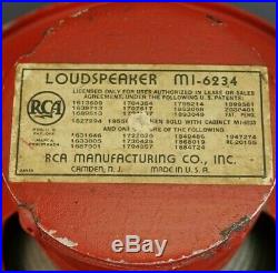 Scarce RCA MI-6234 Western Electric 6 Full Range Alnico Speaker