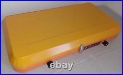 Sears 2 Burner Propane Camping Stove Vintage 1970s Yellow Orange 72767 New NOS