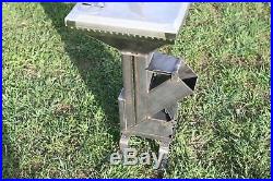 Self feeding Rocket Stove with stainless steel grill and lid