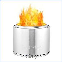 Solo Stove Bonfire Fire Pit Less Smoke, Modern Stainless Steel Design