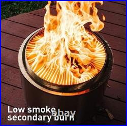 Solo Stove Yukon 27' Smokeless Fire Pit Portable Wood Burning