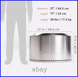 Solo Stove Yukon 27' Smokeless Fire Pit Portable Wood Burning