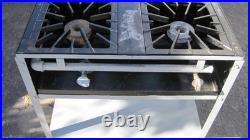 Southbend Gas Range with 2 Burners, Manual Controls, tested and working
