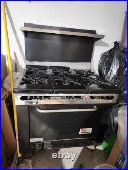 Southbend H. D Commercial 6 Burners Stove With Oven
