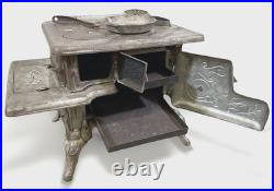 Southern Belle Salesman Sample Stove Cast Iron Antique with Burners Grates & More