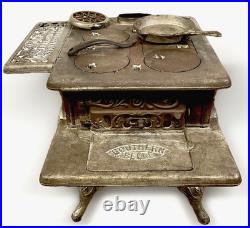Southern Belle Salesman Sample Stove Cast Iron Antique with Burners Grates & More