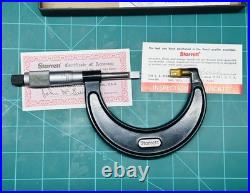 Starrett 486P-2 Blade Type Micrometer 1-2 Range, Speeder Thimble Starrett 486P-2 Blade Type Micrometer 1-2 Range, Speeder Thimble