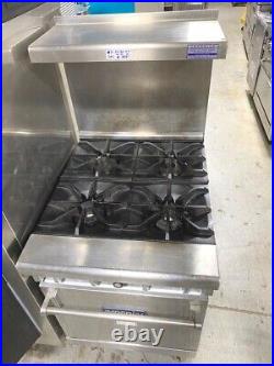 Stove 4 B / Imperial IR-4 Burner Combo with Oven with Thermostat / Gas Unit # 2