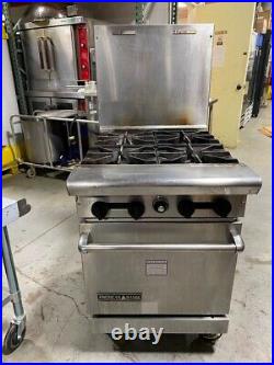 Stove 4 Burners American Range AR424 Gas with Oven/ Thermostat Control Oven