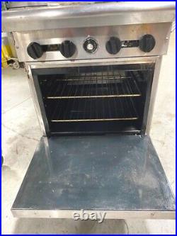 Stove 4 Burners American Range AR424 Gas with Oven/ Thermostat Control Oven