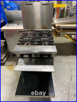 Stove 4 Burners American Range AR424 Gas with Oven/ Thermostat Control Oven