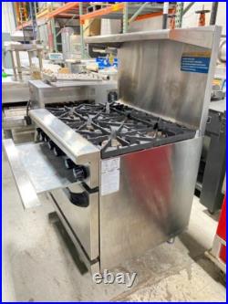 Stove/ Radiance TAR-6 Burner Commercial Range/ Gas