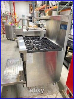 Stove/ Radiance TAR-6 Burner Commercial Range/ Gas