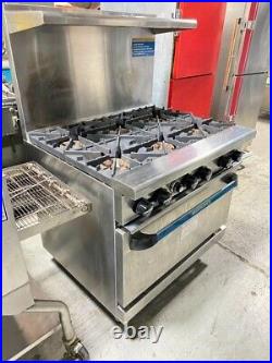 Stove/ Radiance TAR-6 Burner Commercial Range/ Gas