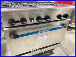 Stove/ Radiance TAR-6 Burner Commercial Range/ Gas