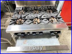 Stove/ Radiance TAR-6 Burner Commercial Range/ Gas