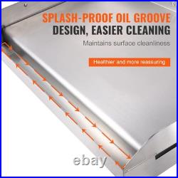 Stove Top Griddle Stainless Steel Griddle Rectangular Double Burner Non-Stick