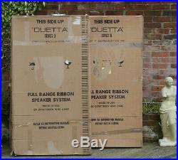 Stunning Apogee Duetta Signature Full Range Ribbon Speakers