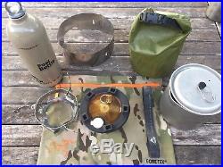 Super Rare Msr Vapore Jet Prototype Military Sof Collector Stove Complete Wow