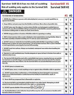 Survival Still vs the NEW Auto Scald FREE SurvivorStill 18g/day with SS Stove