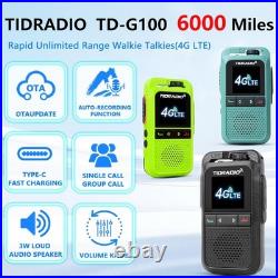 TD-G100 Rapid Unlimited Range 4G LTE PoC Radios Long Range Walkie Talkies with S