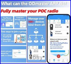 TD-G100 Rapid Unlimited Range 4G LTE PoC Radios Long Range Walkie Talkies with S