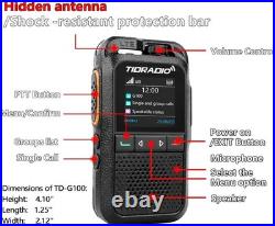 TD-G100 Rapid Unlimited Range 4G LTE PoC Radios Long Range Walkie Talkies with S