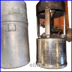TWO COLEMAN MILITARY POCKET CAMPING STOVES #530 A47's ONE CASE ONE FUNNEL