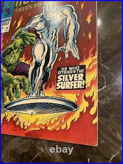 Tales to Astonish 93 Classic Silver Surfer Hulk Cover 7.0 Range Sharp Copy