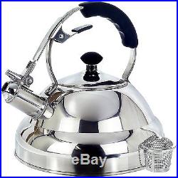 Tea Kettle Surgical Whistling Stove Top Kettle Teapot Layered Capsule Bottom New